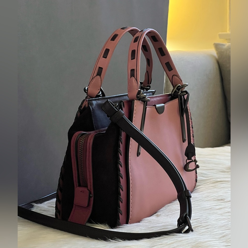 💰SOLD - 78146 - Coach Dreamer In Colorblock With Whipstitch - Picture 2 of 11